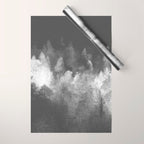 Chromatic Forest Nature Photography Wrapping Paper Gallery Image 1