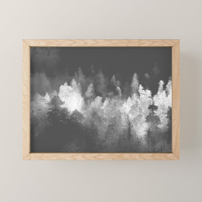 Chromatic Forest Nature Photography Mini Art Print Gallery Image 1