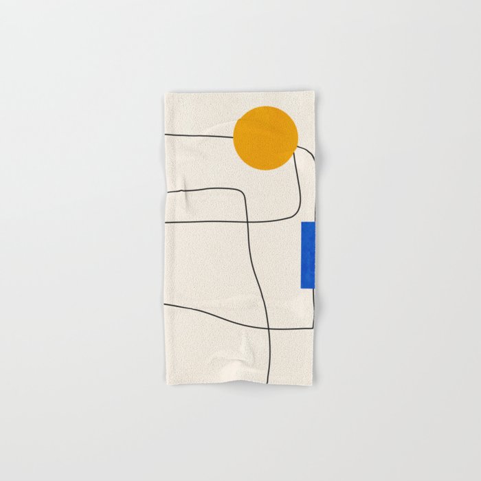 Minimal Geometric Shapes 67 Bath Towel Gallery Image 1
