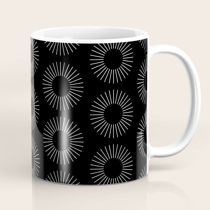 Minimalist Sunray Pattern IX Coffee Mug Gallery Image 1
