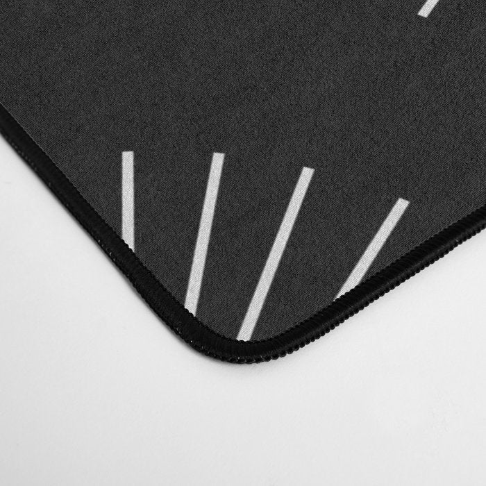 Minimalist Sunray Pattern IX Desk Mat Gallery Image 4