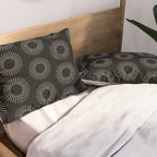 Minimalist Sunray Pattern IX Pillow Sham Gallery Image 2