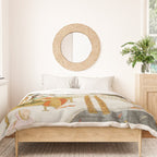 Fireworks At Night Royal Court Ladies Indian Miniature Painting  Duvet Cover Gallery Image 3