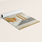 Fireworks At Night Royal Court Ladies Indian Miniature Painting  Yoga Mat Gallery Image 2