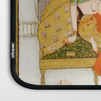 Fireworks At Night Royal Court Ladies Indian Miniature Painting  Laptop Sleeve Gallery Image 3