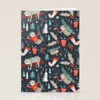 Slothy Holidays Stationery Card Gallery Image 2