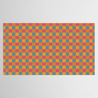 Checkered Multicolor Pattern XXIII Vibrant Retro Tablecloth Gallery Image 2