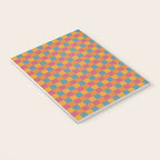 Checkered Multicolor Pattern XXIII Vibrant Retro Notebook Gallery Image 3