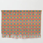 Checkered Multicolor Pattern XXIII Vibrant Retro Wall Hanging Gallery Image 1