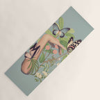 Minimal Collage/ Hand, Plants and Butterflies 4 Yoga Mat Gallery Image 1