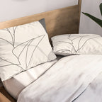 Abstract Art Minimal Plant Pillow Sham Gallery Image 2