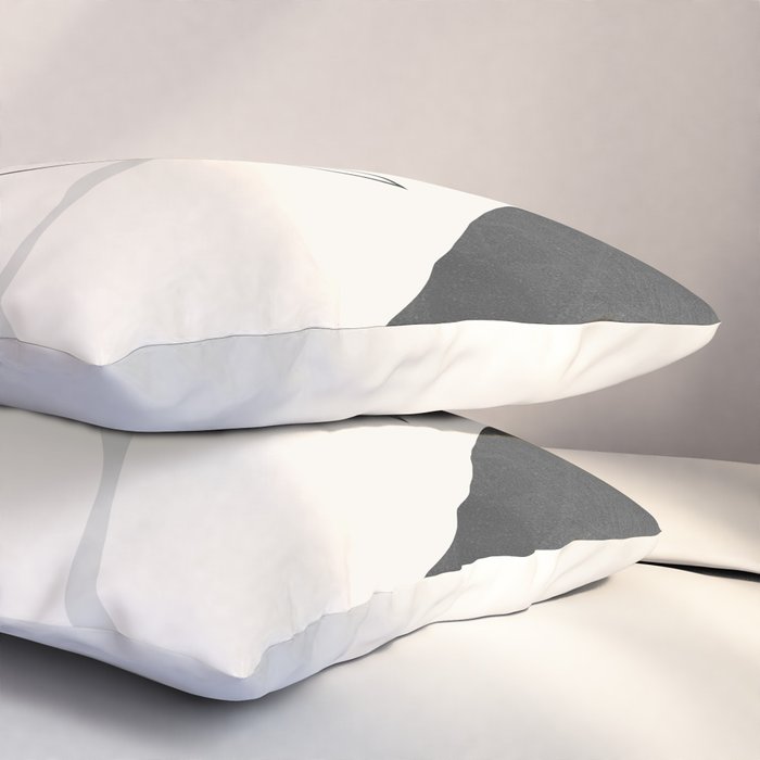 Abstract Art Minimal Plant Pillow Sham Gallery Image 3
