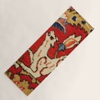 Persian Floral Animal Rug Print Yoga Mat Gallery Image 1