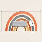Abstract Rainbow 88 Desk Mat Gallery Image 1