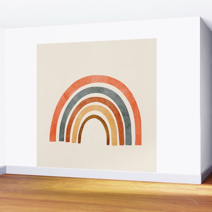 Abstract Rainbow 88 Wall Mural Gallery Image 2