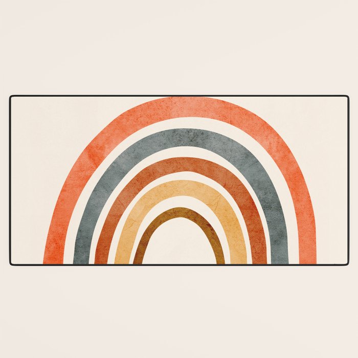 Abstract Rainbow 88 Desk Mat Gallery Image 3