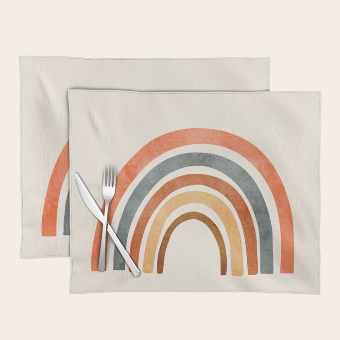 Abstract Rainbow 88 Placemat Gallery Image 1