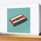 Cassette Tape Polygon Art Wall Mural Gallery Image 2