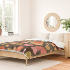 Snail and small flowers Duvet Cover Gallery Image 2