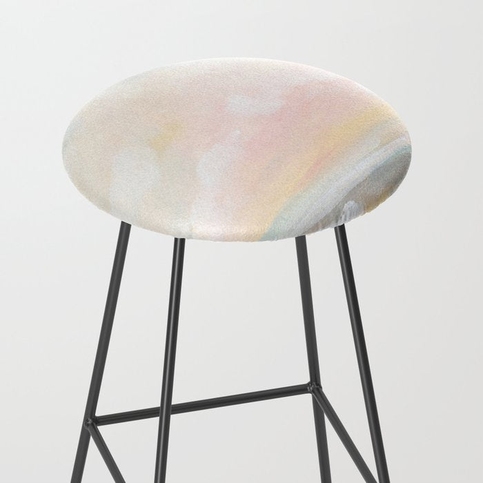 Rebirth - Pastel Ocean Seascape Stool Gallery Image 2