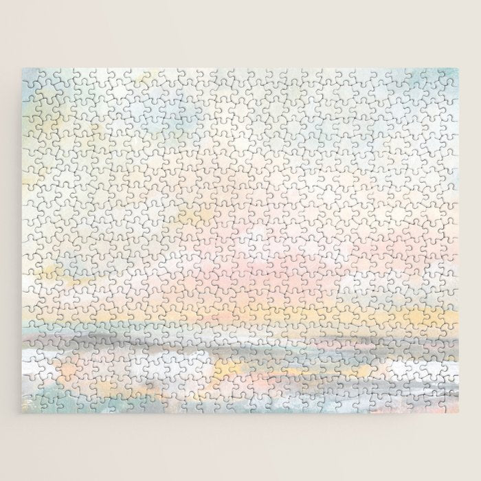 Rebirth - Pastel Ocean Seascape Jigsaw Puzzle Gallery Image 1