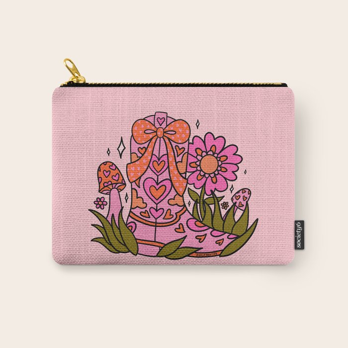 Bow Cowgirl Boot Carry All Pouch Gallery Image 1