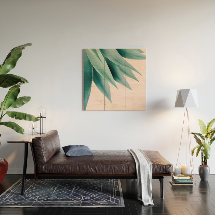 Agave flare Wood Wall Art Gallery Image 2