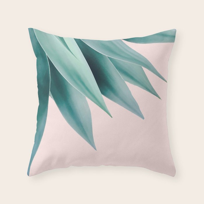 Agave flare Throw Pillow Gallery Image 6