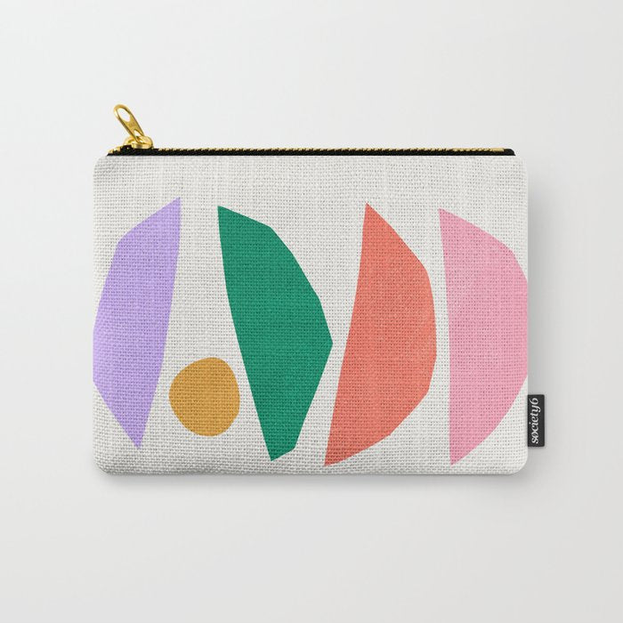 The Sundowner: Stacked Shapes 01 Carry All Pouch Gallery Image 1