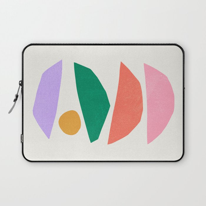 The Sundowner: Stacked Shapes 01 Laptop Sleeve Gallery Image 1