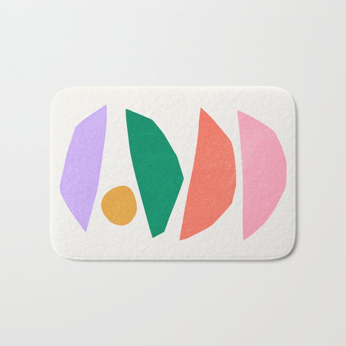 The Sundowner: Stacked Shapes 01 Bath Mat Gallery Image 1