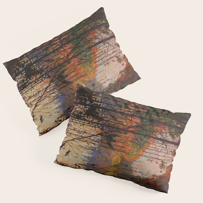 Tom Thomson Northern River 1915 Canadian Landscape Artist Pillow Sham Gallery Image 1