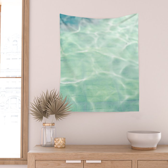 Poolside - Natatorium Art Wall Tapestry Gallery Image 2