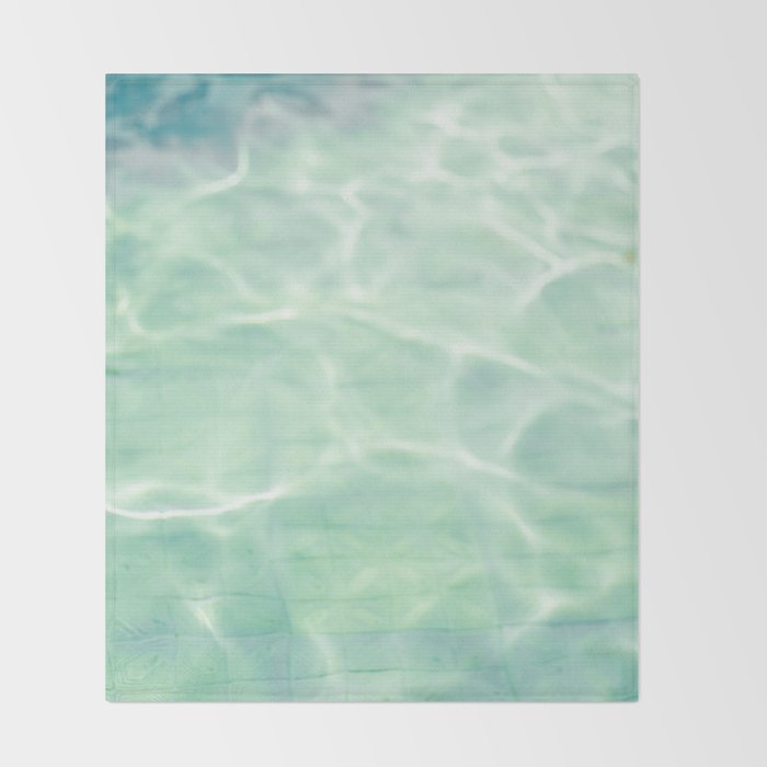Poolside - Natatorium Art Throw Blanket Gallery Image 2