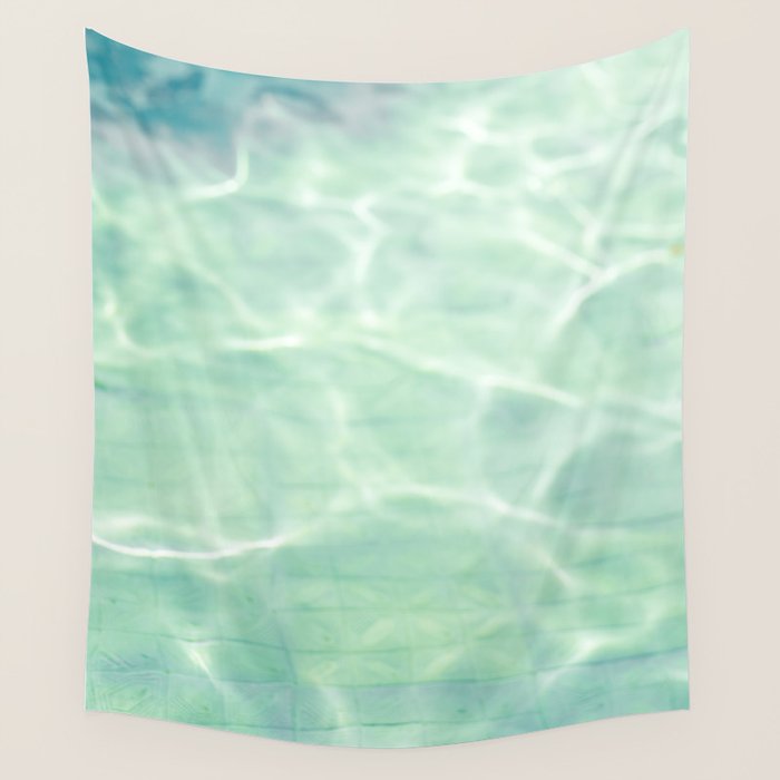 Poolside - Natatorium Art Wall Tapestry Gallery Image 1