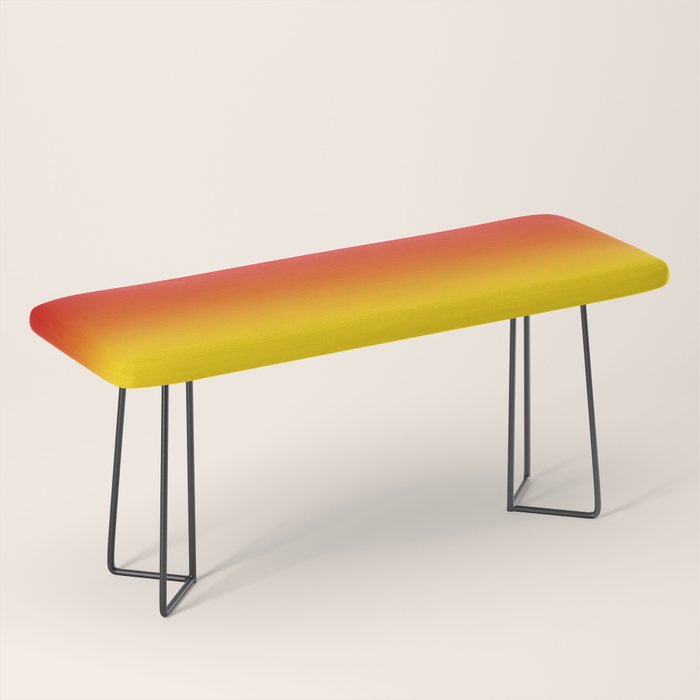 Red Orange and Gold Gradient Bench Gallery Image 1