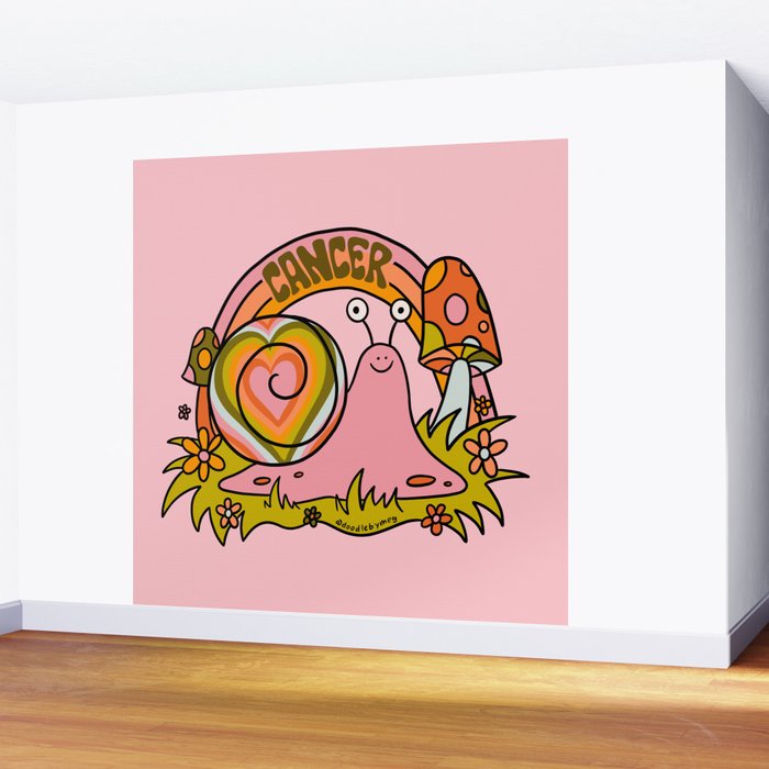 Cancer Snail Wall Mural Gallery Image 2