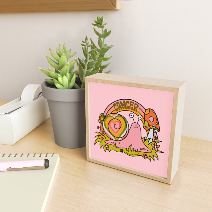 Cancer Snail Mini Art Print Gallery Image 2