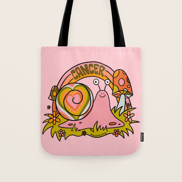 Cancer Snail Tote Bag Gallery Image 1