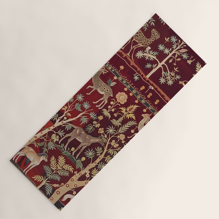 Bohemain Bygone Beasts Yoga Mat Gallery Image 1