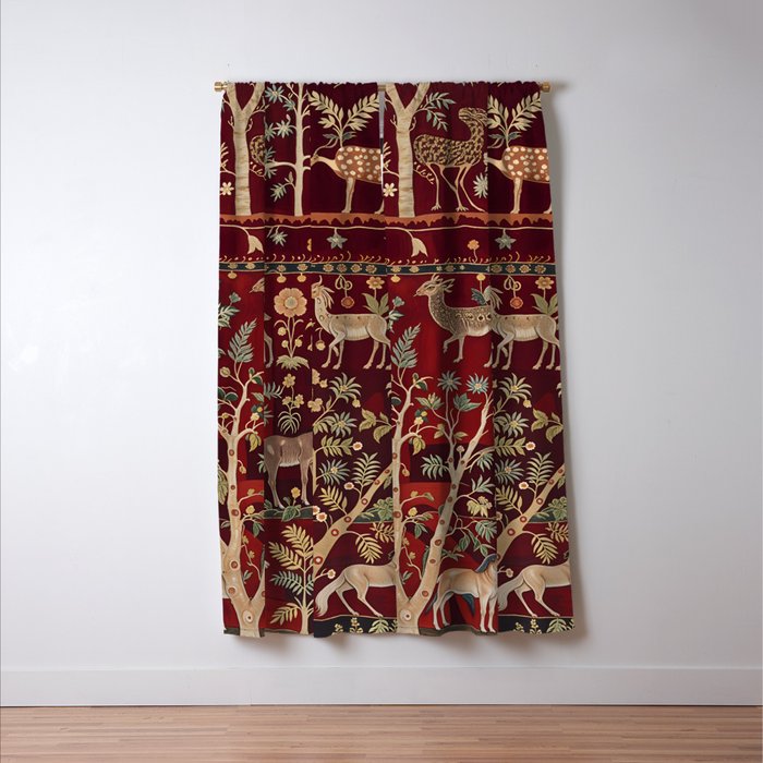 Bohemain Bygone Beasts Window Curtain Gallery Image 3