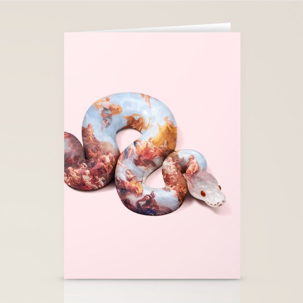 SNAKE PAINT Stationery Card Gallery Image 1