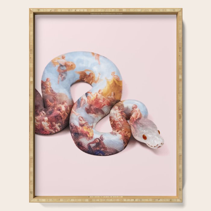 SNAKE PAINT Serving Tray Gallery Image 1