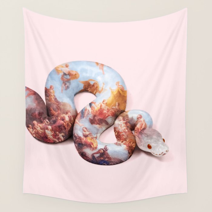 SNAKE PAINT Wall Tapestry Gallery Image 4