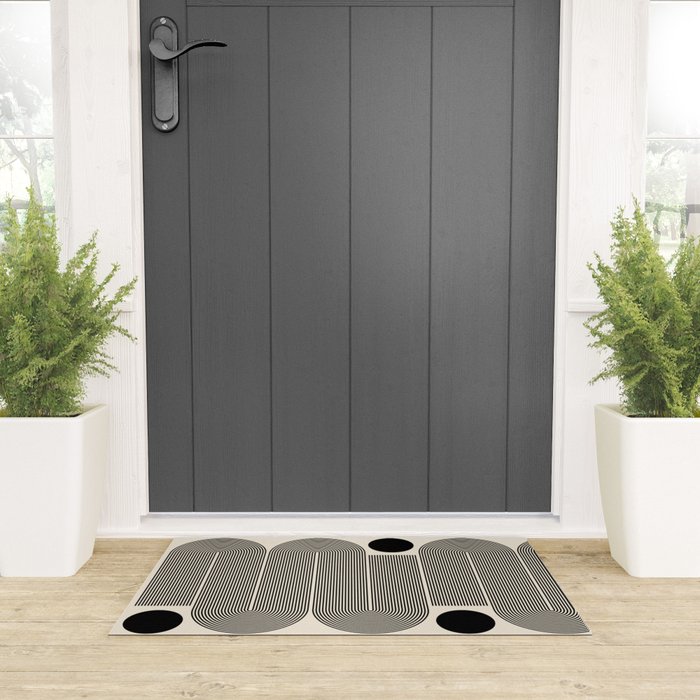 Abstraction_LINE_BLACK_DOT_VISUAL_ART_Minimlism_001A Welcome Mat Gallery Image 3