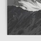 Alpine Silence - Minimalist Snowy Peak Wall Art Poster Gallery Image 3