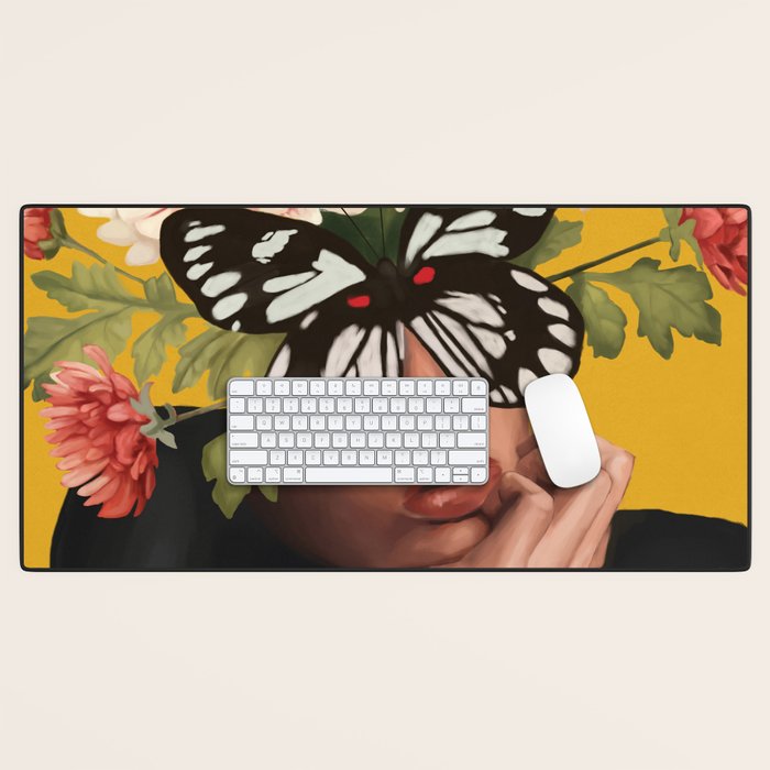 Obscured Beauty Desk Mat Gallery Image 1