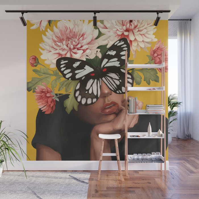 Obscured Beauty Wall Mural Gallery Image 1