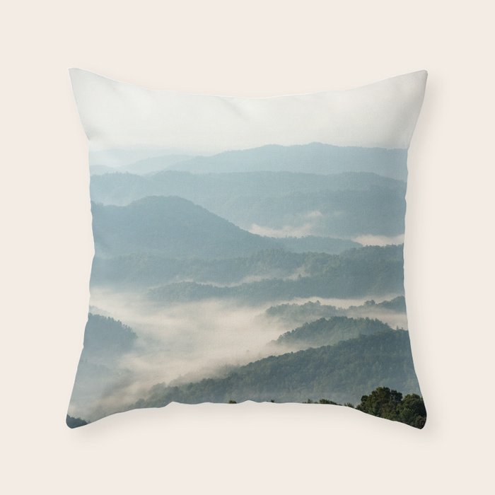 Blue Ridge Parkway - Shenandoah National Park Throw Pillow Gallery Image 6