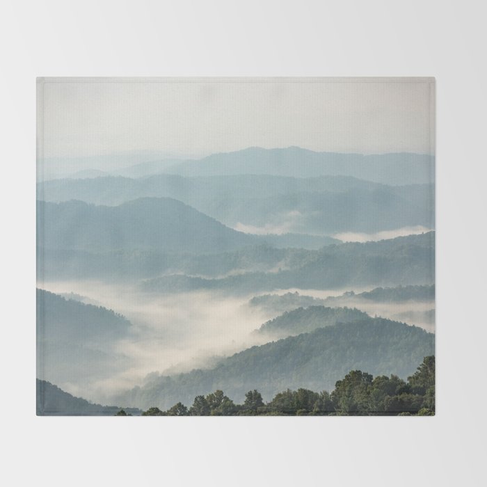 Blue Ridge Parkway - Shenandoah National Park Throw Blanket Gallery Image 2